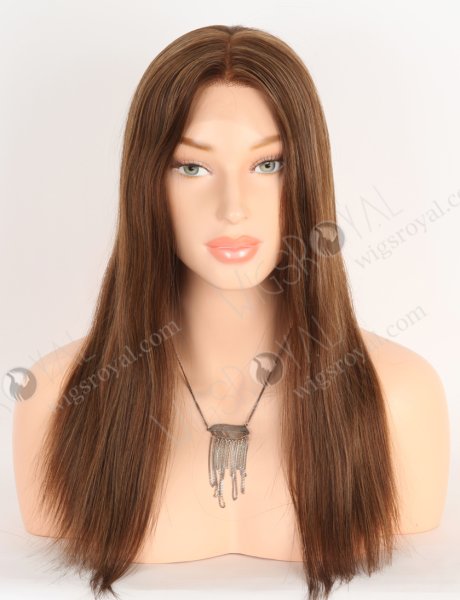 VIVIAN HD Lace Front Wig - 16 Inch European Virgin Human Hair 3/6/8# Highlights Stunning Brown Color RLF-08081