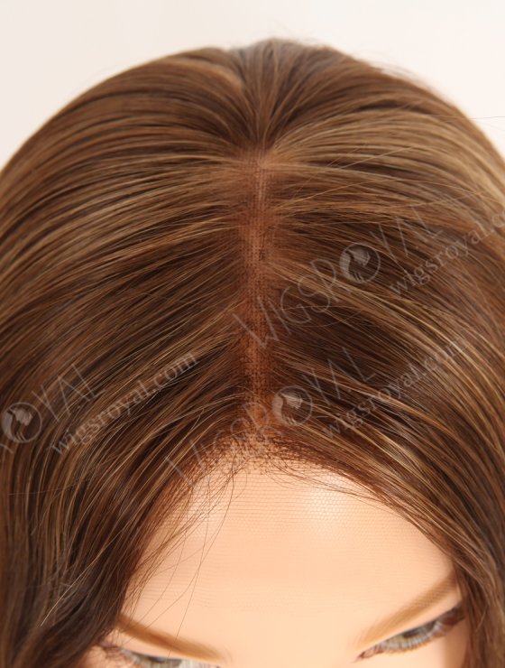 In Stock European Virgin Hair 16" Straight 3#/6#/8# Highlights Color Lace Front Wig RLF-08081-29838