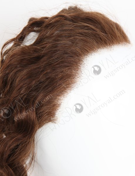 New Design Natural Swiss HD Lace Hairline Topper Bleached Knot Virgin Human Hair for Women Natural Looking WR-TC-111