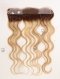 Blonde Highlight Balayage Color Forehead Hairline Topper PU Skin Fringe for Thinning Receding Hairline WR-TC-112