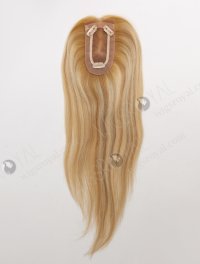 Natural Human Hair Toppers With Highlight Color Topper-178