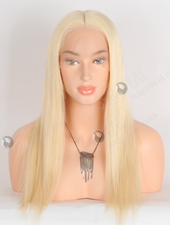 Shiny Blonde Color Silk Top Wig For Beauty STW-822-30033