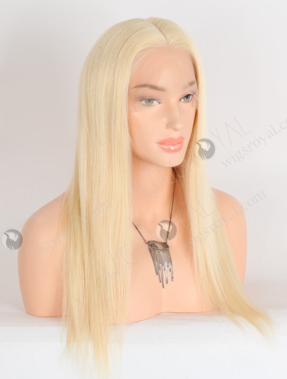 Shiny Blonde Color Silk Top Wig For Beauty STW-822-30036