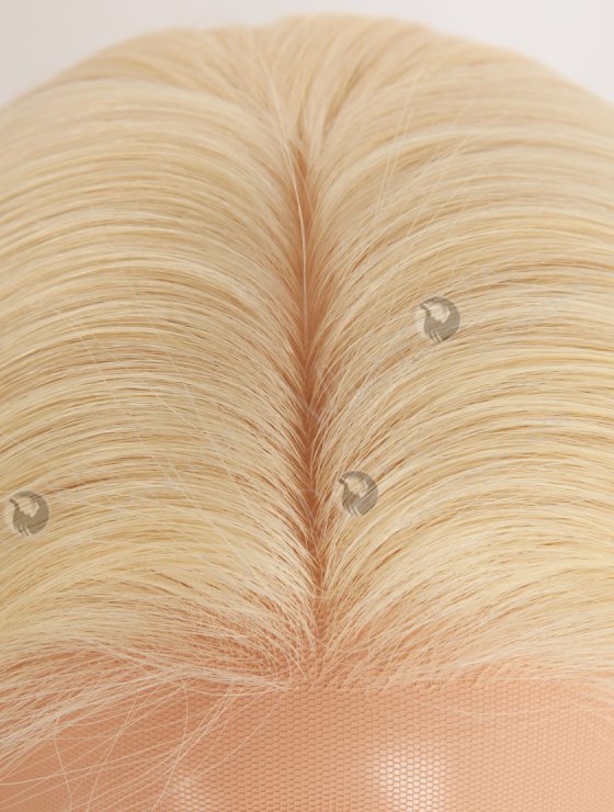 Shiny Blonde Color Silk Top Wig For Beauty STW-822-30042