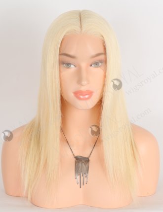 14 Inch Blonde 613 Human Hair Wig |Transparent Lace Silk Top Wig STW-820