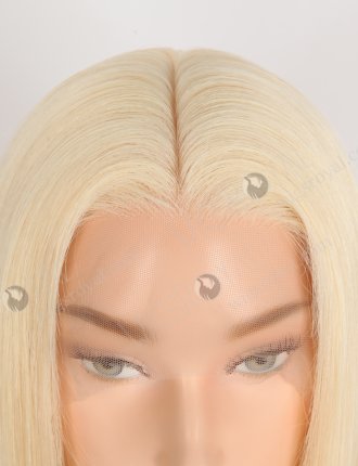 14 Inch Blonde 613 Human Hair Wig |Transparent Lace Silk Top Wig STW-820