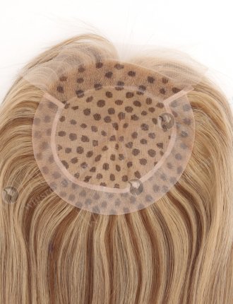 High Density 200% All One Length European Virgin Human Hair Silk Base With PU Topper WR-TC-119