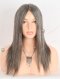 Grey Color 100% Human Hair Straight Transparent HD Lace Front Wigs WR-CLF-071