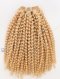 Blonde Color Spiral Curly Brazilian Virgin Human Hair Bundles Weft Extensions WR-MW-204