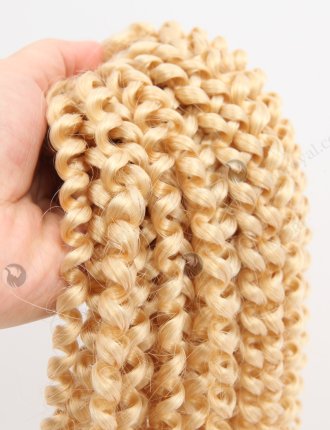 Blonde Color Spiral Curly Brazilian Virgin Human Hair Bundles Weft Extensions WR-MW-204
