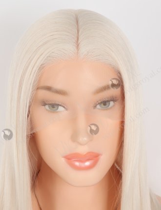 Small Size Pure White Color Silk Top Wig STW-844