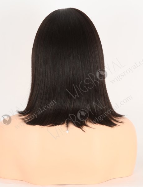 Bob Style Natural Black Color Straight Full Lace Wigs With Natural Looking Hairline WR-LW-143