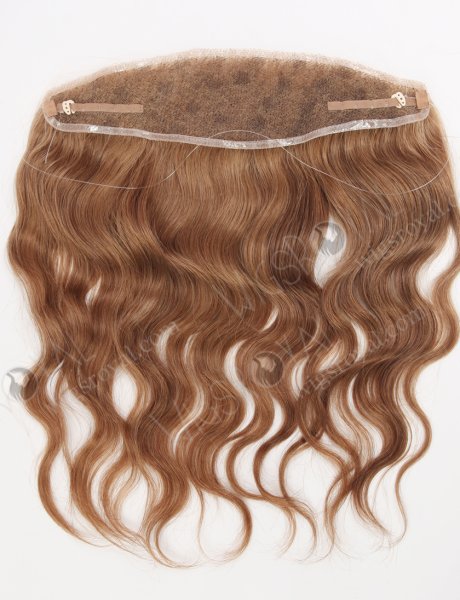 Light Brown Highlight Color Human Hair Invisible Fish Wire With Hooks Lace Frontal WR-LF-024