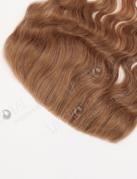 Light Brown Highlight Color Human Hair Invisible Fish Wire With Hooks Lace Frontal WR-LF-024