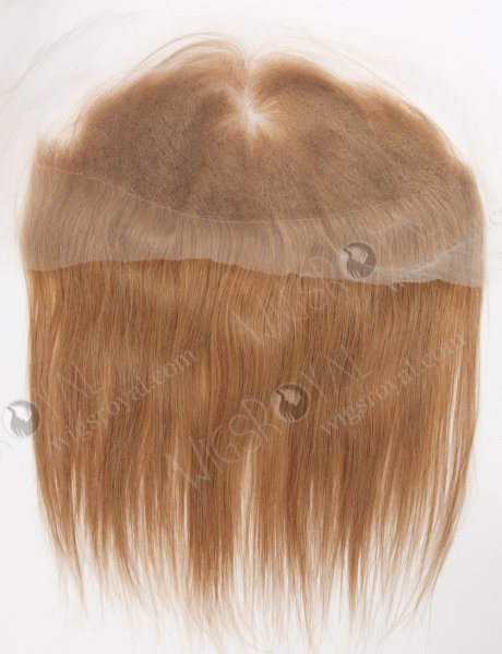 Cuticle Aligned Raw Light Brown Human Hair Lace Frontal For Thinning Hair WR-LF-023