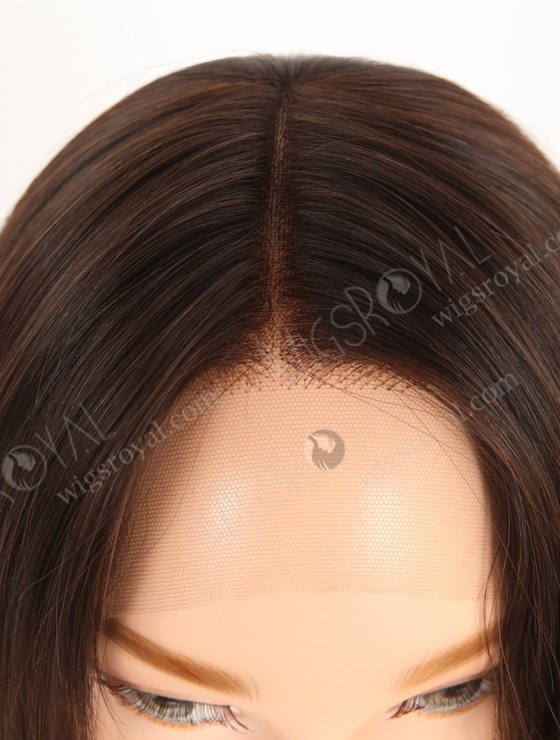 Best Unprocessed Raw Virgin Hair Wigs | 12 Inch Natural Brown Hair HD Lace Front Wig for Small Heads RLF-08046-30562