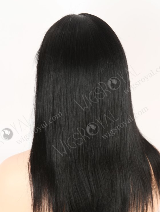 In Stock Indian Remy Hair 14" Light Yaki 1# Color Full Lace Wig FLW-01922-30543