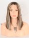Perfect Hairline Shoulder Length Wigs | Brown Blonde Highlights Silk Top Human Hair Wigs GLL-08096