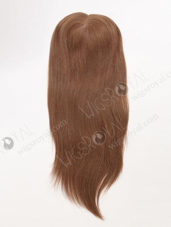 Clip In Brown Hairpieces for Women to Add Volume | In Stock European Virgin Hair 18" Straight 9# Color 7"×8" Silk Top Open Weft Human Hair Topper-003-30658