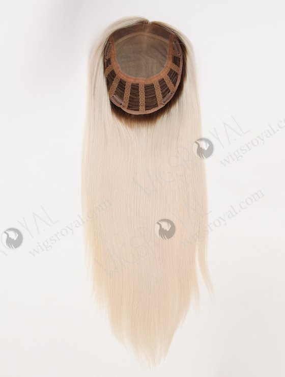 Best Platinum Blonde Rooted Hair Toppers for Fine Hair Topper-005-30679