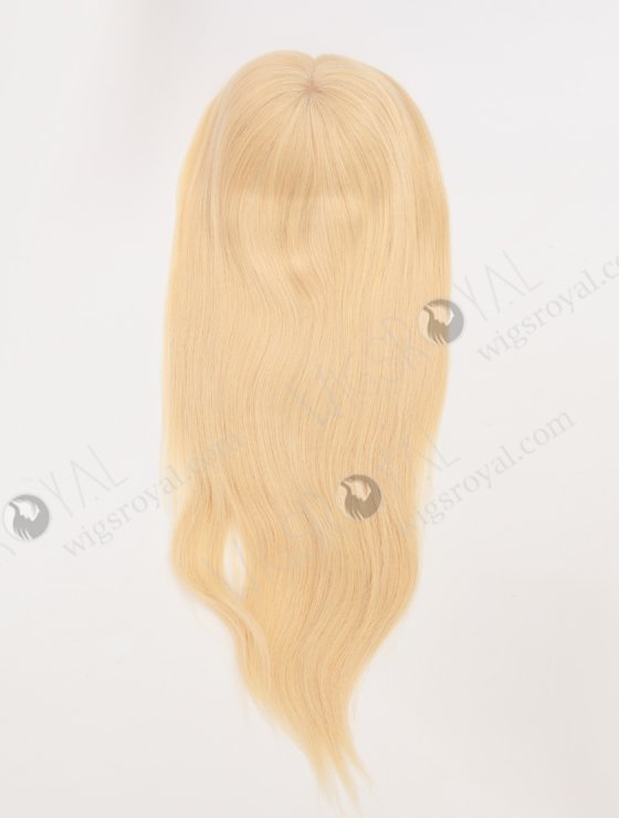 Best Clip On Blonde Hair Pieces for Thinning Hair 18 Inch European Hair Topper-001-30639