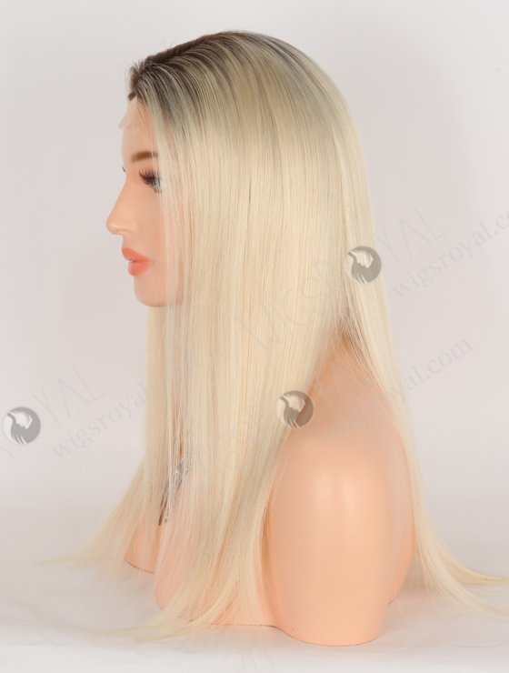 In Stock European Virgin Hair 16" Straight T3/60# Color Silk Top Glueless Wig GRD-08036-30688