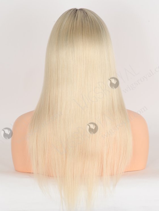 In Stock European Virgin Hair 16" Straight T3/60# Color Silk Top Glueless Wig GRD-08036-30691