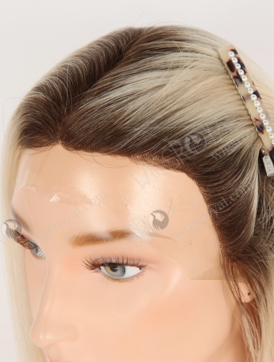 In Stock European Virgin Hair 16" Straight T3/60# Color Silk Top Glueless Wig GRD-08036-30694