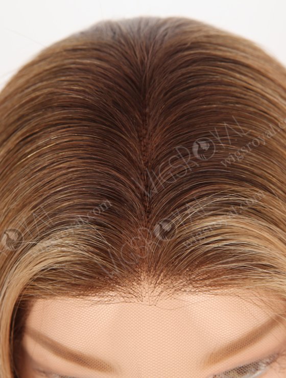 Face-Framing Highlight Hairline Brown Color Straight Lace Front Wigs WR-CLF-073-30720