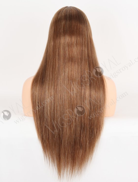 Face-Framing Highlight Hairline Brown Color Straight Lace Front Wigs WR-CLF-073-30722