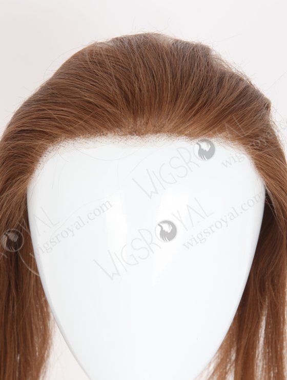 Light Brown Color HD Lace Frontal Hairline Topper For Receding Hairline WR-TC-120-30710