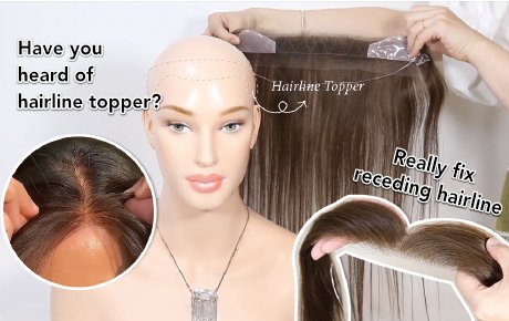 Can this hairline topper really fix receding hairline and thinning hair? | Install hairline topper