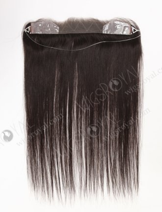 In Stock European Virgin Hair 16" Straight 2# Color Hairline Topper SHT-005