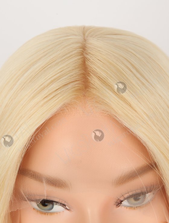 Blonde 613 Best Human Hair Wigs Online | In Stock European Virgin Hair 18" Straight 613# Color Lace Front Silk Top Glueless Wig GLL-08042-30889