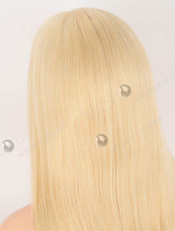Blonde 613 Best Human Hair Wigs Online | In Stock European Virgin Hair 18" Straight 613# Color Lace Front Silk Top Glueless Wig GLL-08042-30891