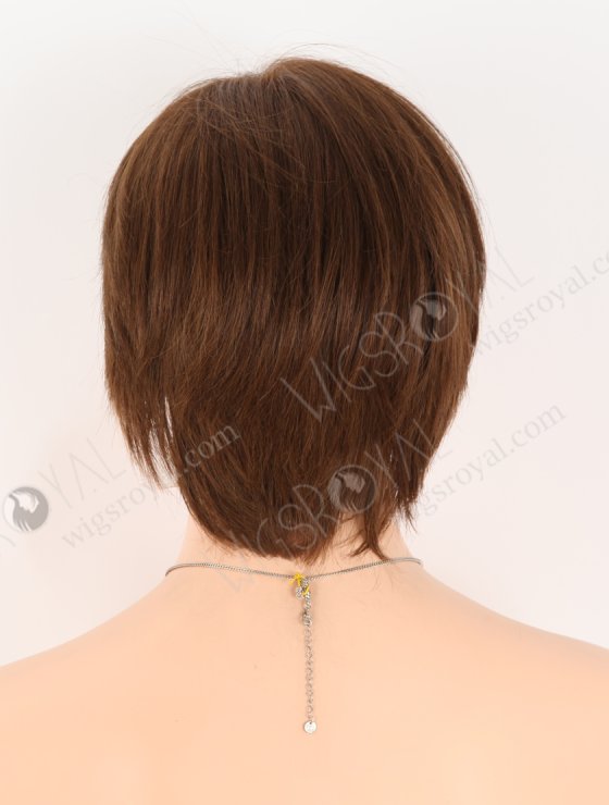 Hot Selling Pixie Cut Brown Color Lace Front Wig For Women WR-CLF-074-30904