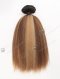 Highlight Bayalage Color Human Hair Italian Yaki Clip In Hair Extensions WR-CW-016