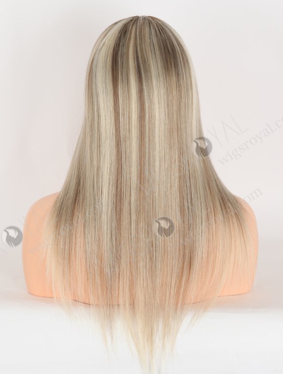 In Stock European Virgin Hair 16" Straight T9/60#/9# Highlights Color Silk Top Gripper Wig GRP-08125-31021