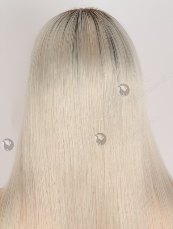 In Stock European Virgin Hair 16" Straight T9/white Color Silk Top Gripper Wig GRP-08123-31006