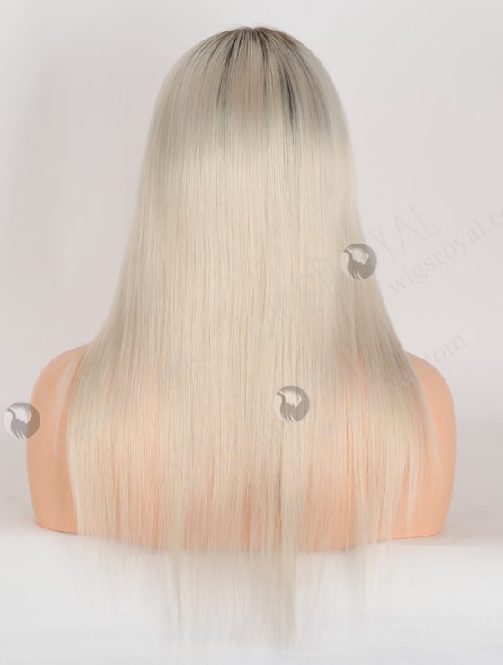 In Stock European Virgin Hair 16" Straight T9/white Color Silk Top Gripper Wig GRP-08123-31008