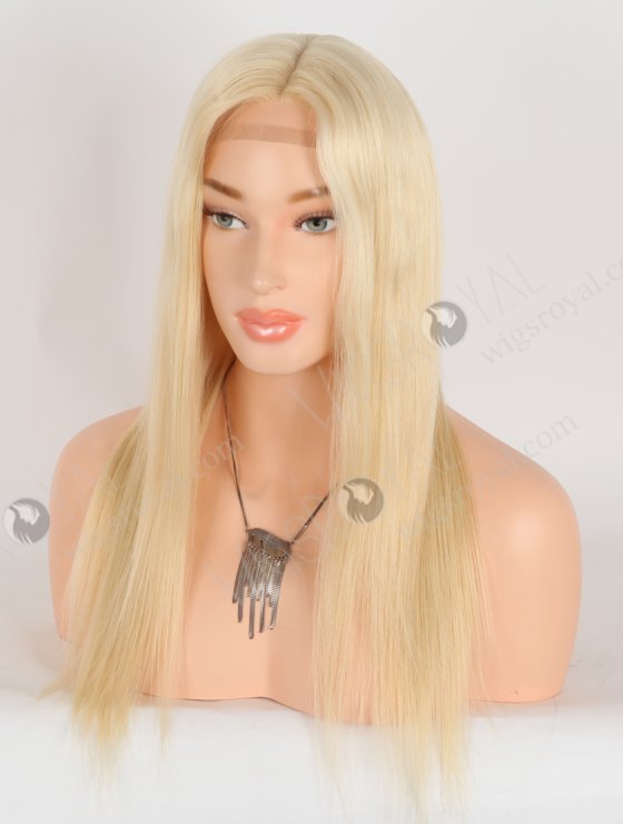 In Stock European Virgin Hair 18" Straight 613# Color Silk Top Gripper Wig GRP-08121-30976