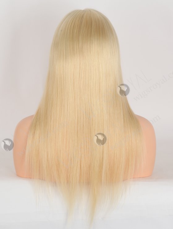 In Stock European Virgin Hair 18" Straight 613# Color Silk Top Gripper Wig GRP-08121-30980