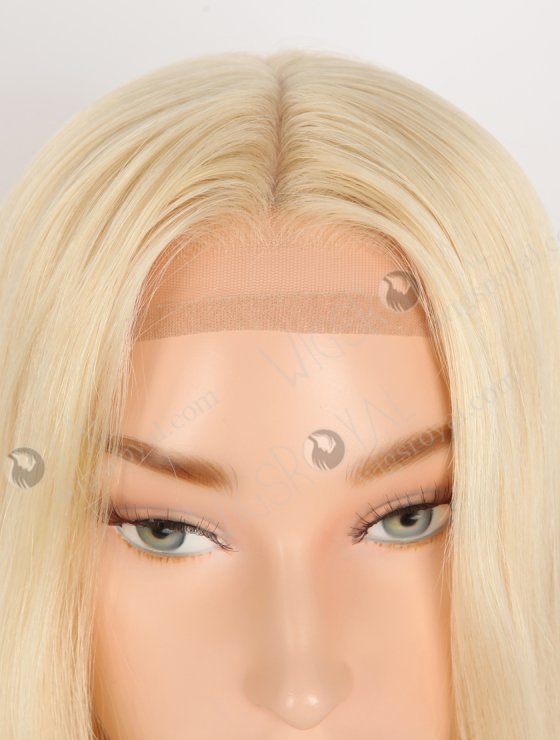 In Stock European Virgin Hair 14" Straight 613# Color Silk Top Gripper Wig GRP-08120-30963
