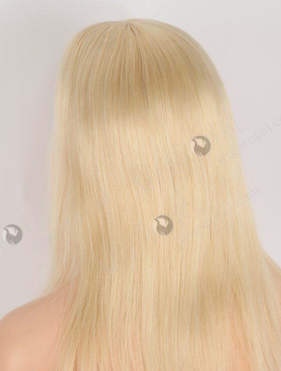In Stock European Virgin Hair 14" Straight 613# Color Silk Top Gripper Wig GRP-08120-30968