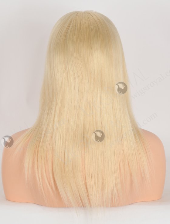 In Stock European Virgin Hair 14" Straight 613# Color Silk Top Gripper Wig GRP-08120-30969
