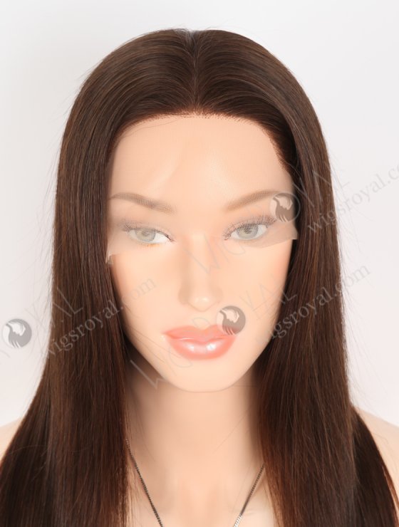 In Stock European Virgin Hair 14" Straight 2a# Color Silk Top Wig STW-850-31086