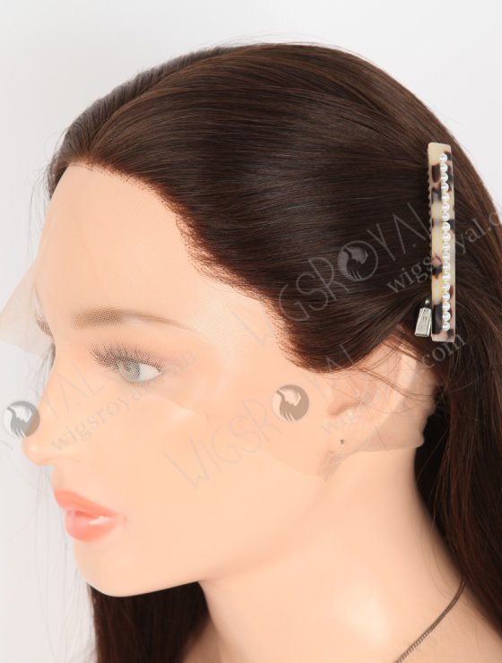 In Stock European Virgin Hair 14" Straight 2a# Color Silk Top Wig STW-850-31093