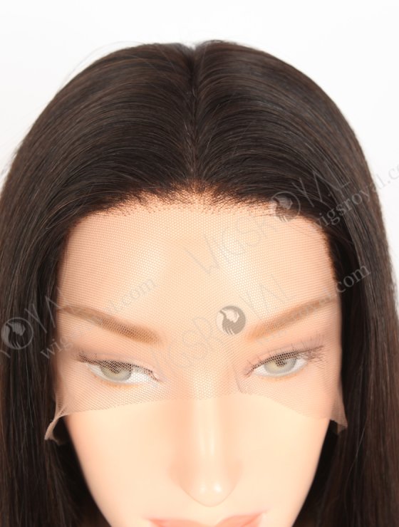 In Stock Chinese Virgin Hair 18" Natural Straight Natural Color Silk Top Full Lace Wig STW-708-31069