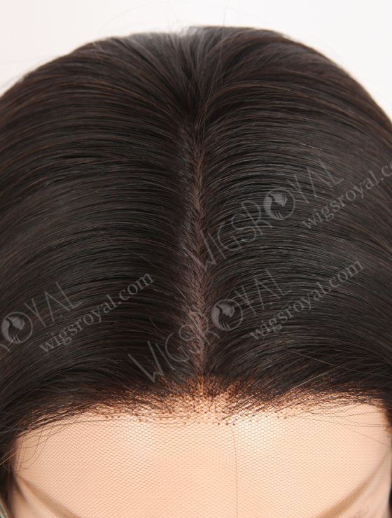 In Stock Chinese Virgin Hair 18" Natural Straight Natural Color Silk Top Full Lace Wig STW-708-31068