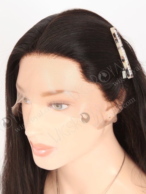 In Stock Chinese Virgin Hair 18" Natural Straight Natural Color Silk Top Full Lace Wig STW-708-31071